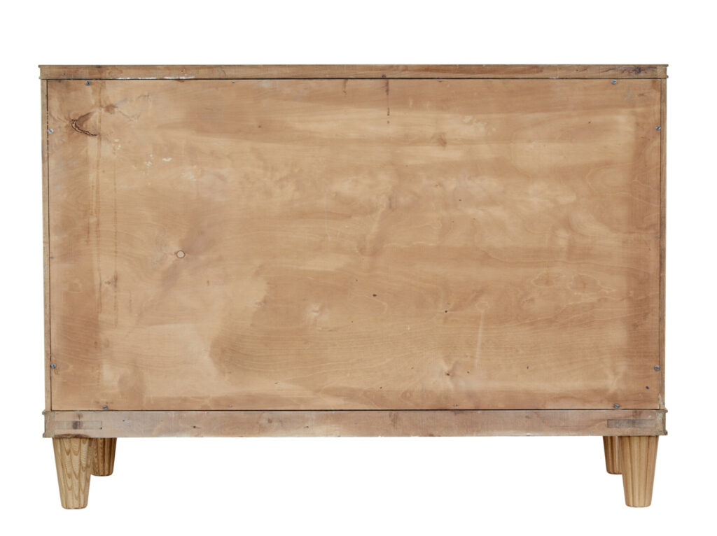 Mid 20th Century Burr Elm Chest of Drawers — image 6