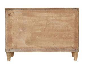 Mid 20th Century Burr Elm Chest of Drawers — thumbnail 6