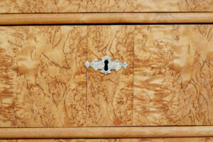 19th Century Swedish Burr Birch Chest of Drawers — thumbnail 9
