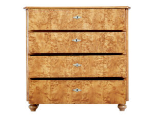 19th Century Swedish Burr Birch Chest of Drawers — thumbnail 5