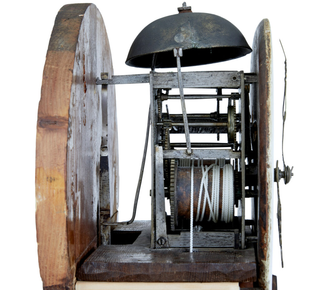 Swedish 19th Century Birch Mora Clock — image 2