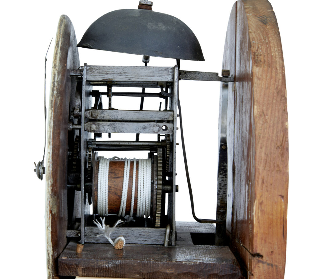 Swedish 19th Century Birch Mora Clock — image 3