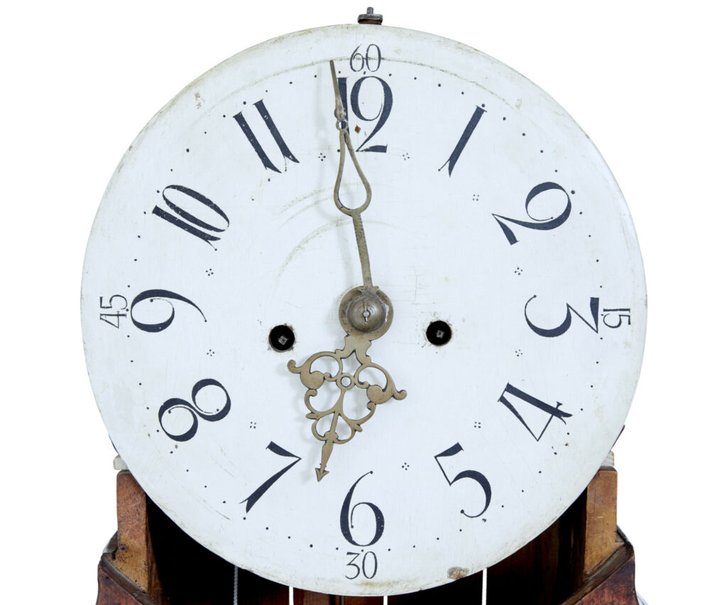 Swedish 19th Century Birch Mora Clock — image 4