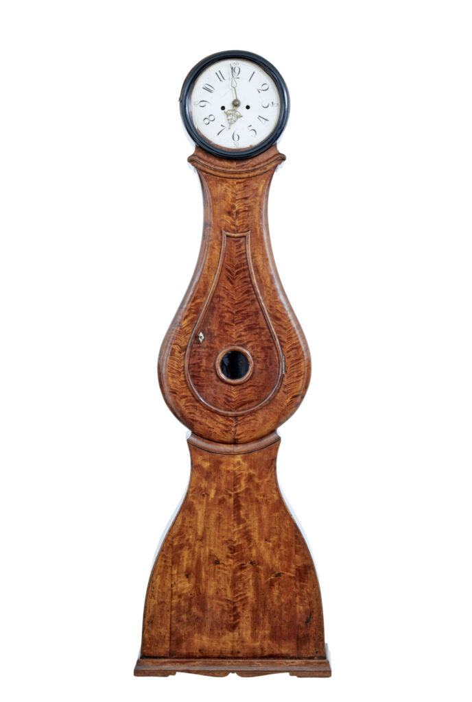 Swedish 19th Century Birch Mora Clock — image 10