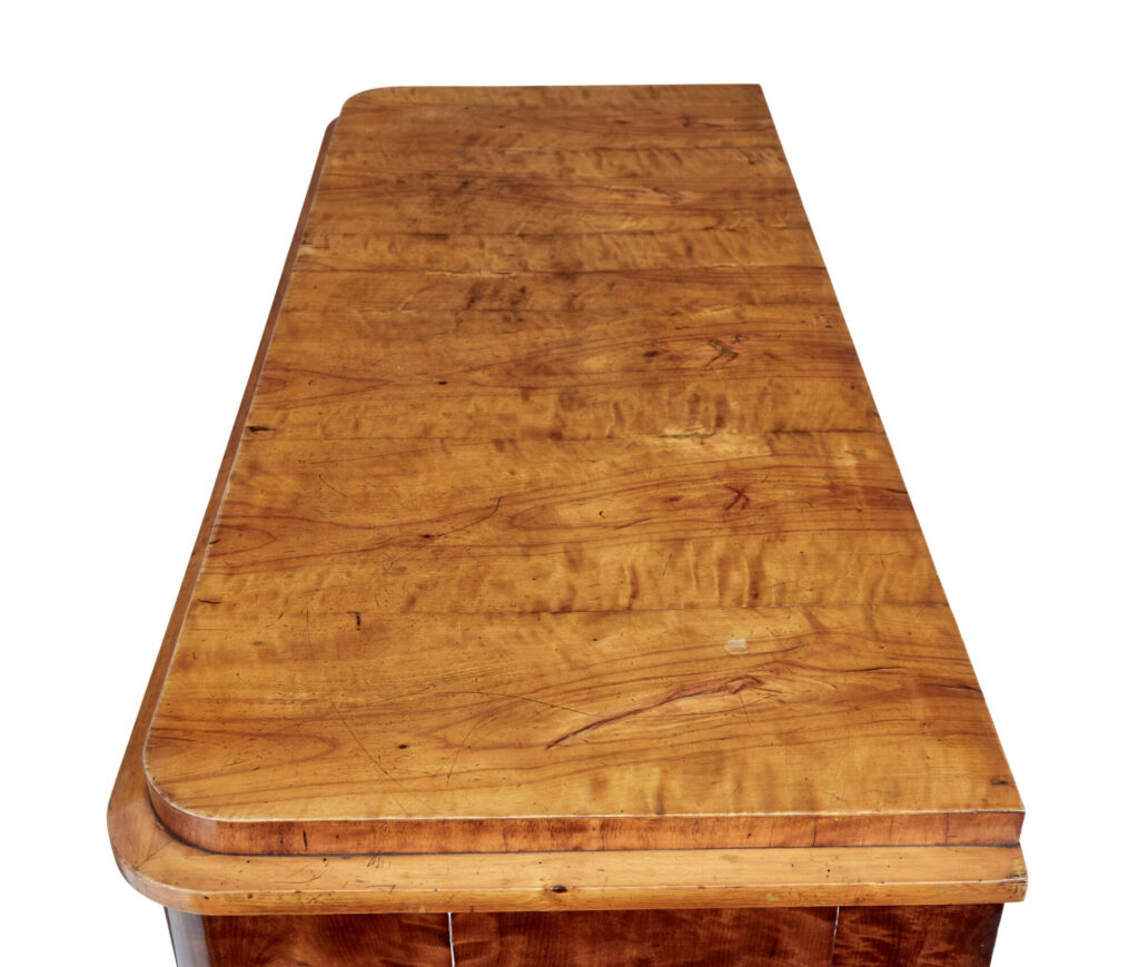Mid 19th Century Swedish Birch Linen Cupboard — image 9