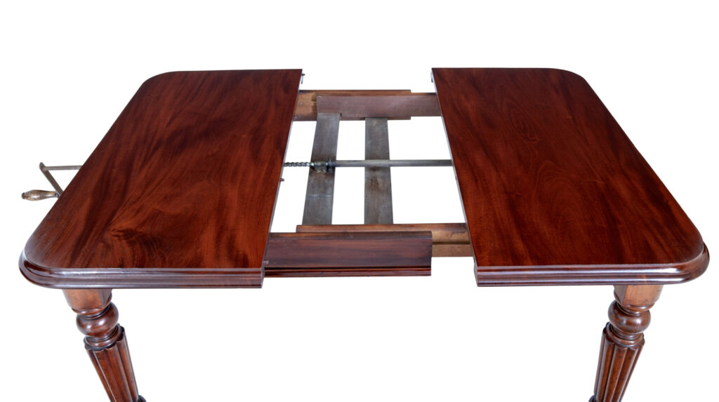 19th Century High Victorian Extending Mahogany Dining Table — image 5