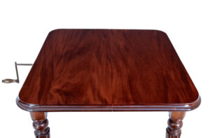 19th Century High Victorian Extending Mahogany Dining Table — thumbnail 4