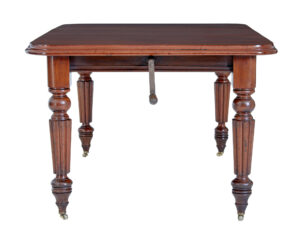 19th Century High Victorian Extending Mahogany Dining Table — thumbnail 8