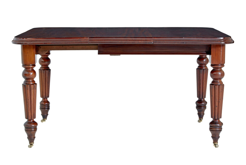 19th Century High Victorian Extending Mahogany Dining Table — image 9