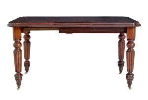 19th Century High Victorian Extending Mahogany Dining Table — thumbnail 9