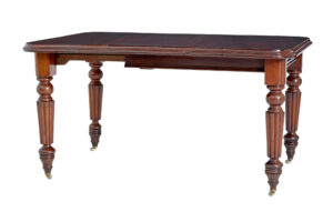 19th Century High Victorian Extending Mahogany Dining Table — thumbnail 1