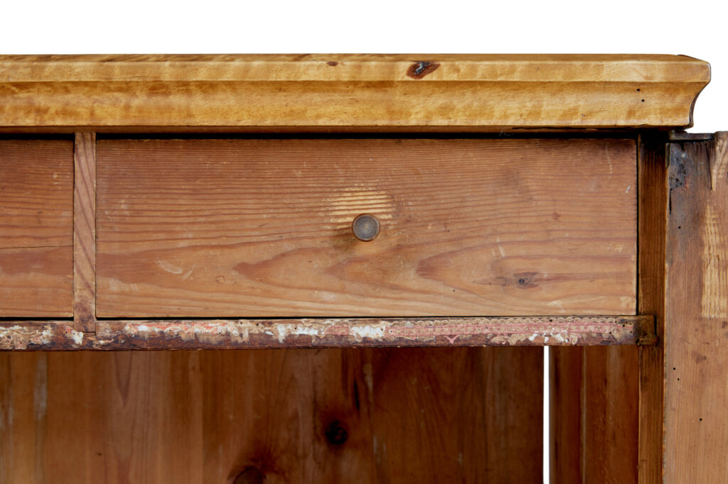 Mid 19th Century Swedish Birch Fitted Cupboard — image 4