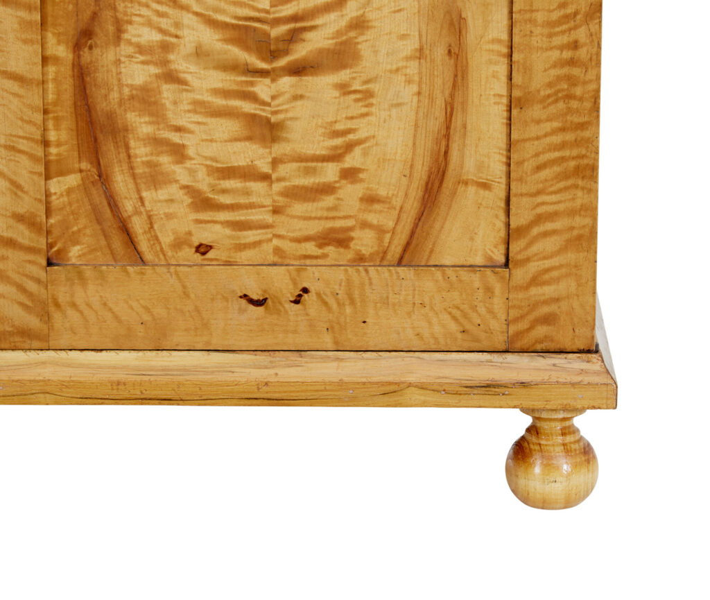 Mid 19th Century Swedish Birch Fitted Cupboard — image 7