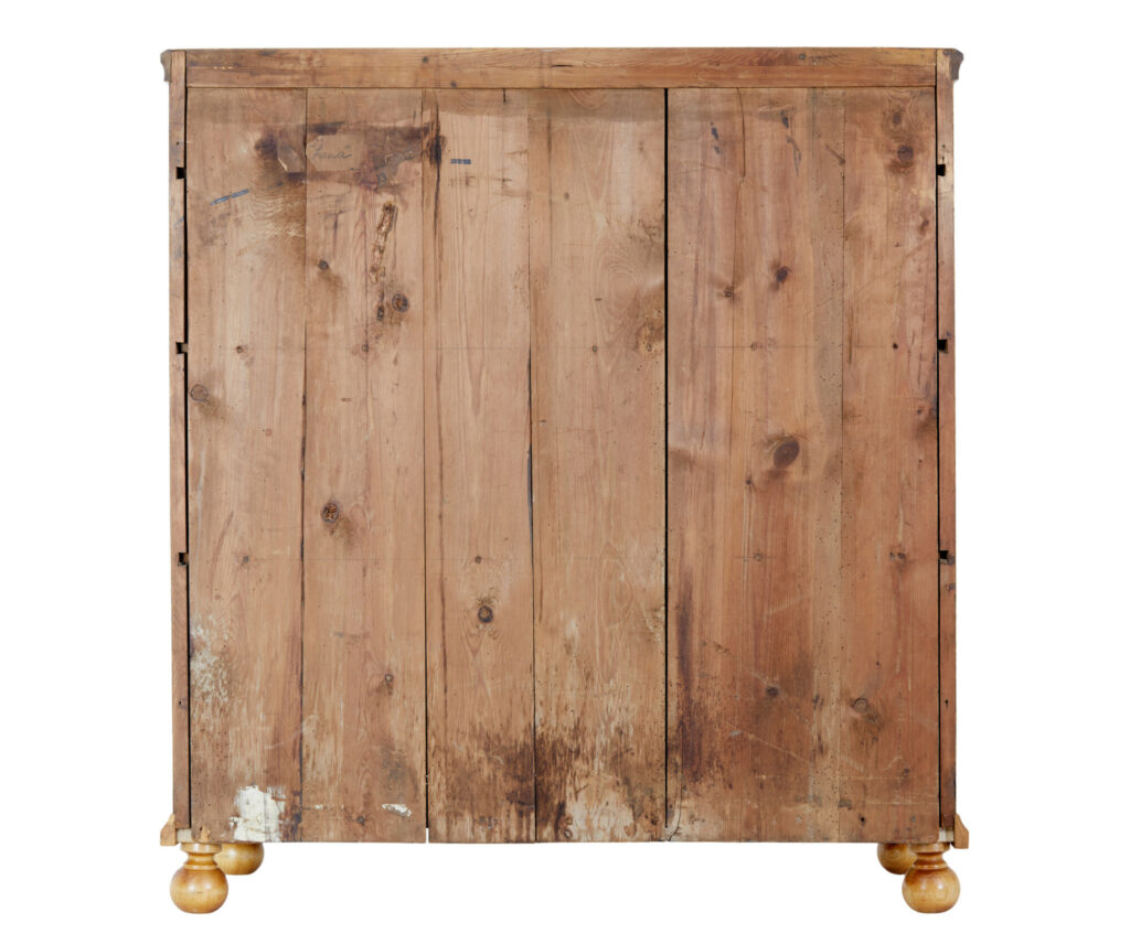 Mid 19th Century Swedish Birch Fitted Cupboard — image 9