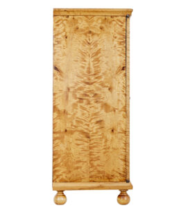 Mid 19th Century Swedish Birch Fitted Cupboard — thumbnail 8