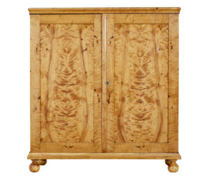 Mid 19th Century Swedish Birch Fitted Cupboard — thumbnail 13