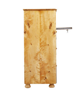 19th Century Swedish Birch Secretaire Chest of Drawers — thumbnail 4