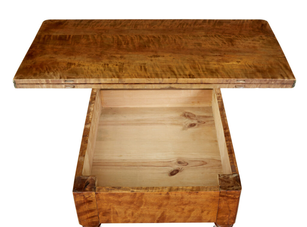 19th Century Swedish Birch Tea Table — image 2