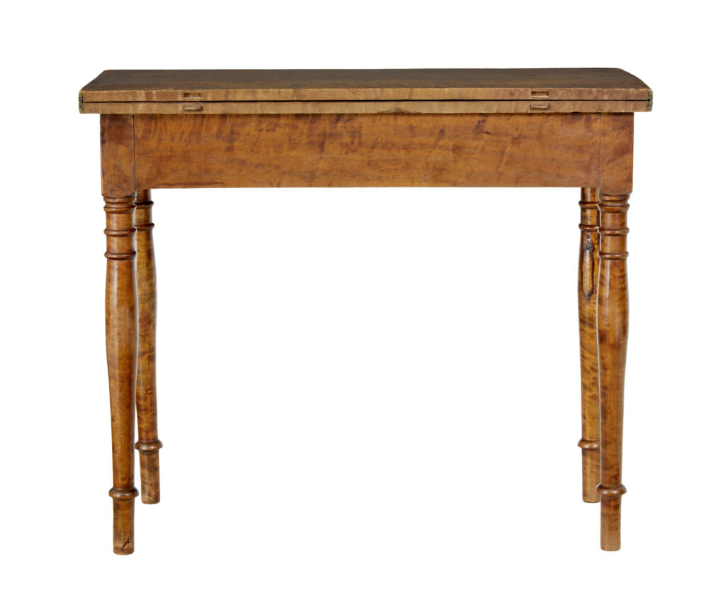 19th Century Swedish Birch Tea Table — image 5