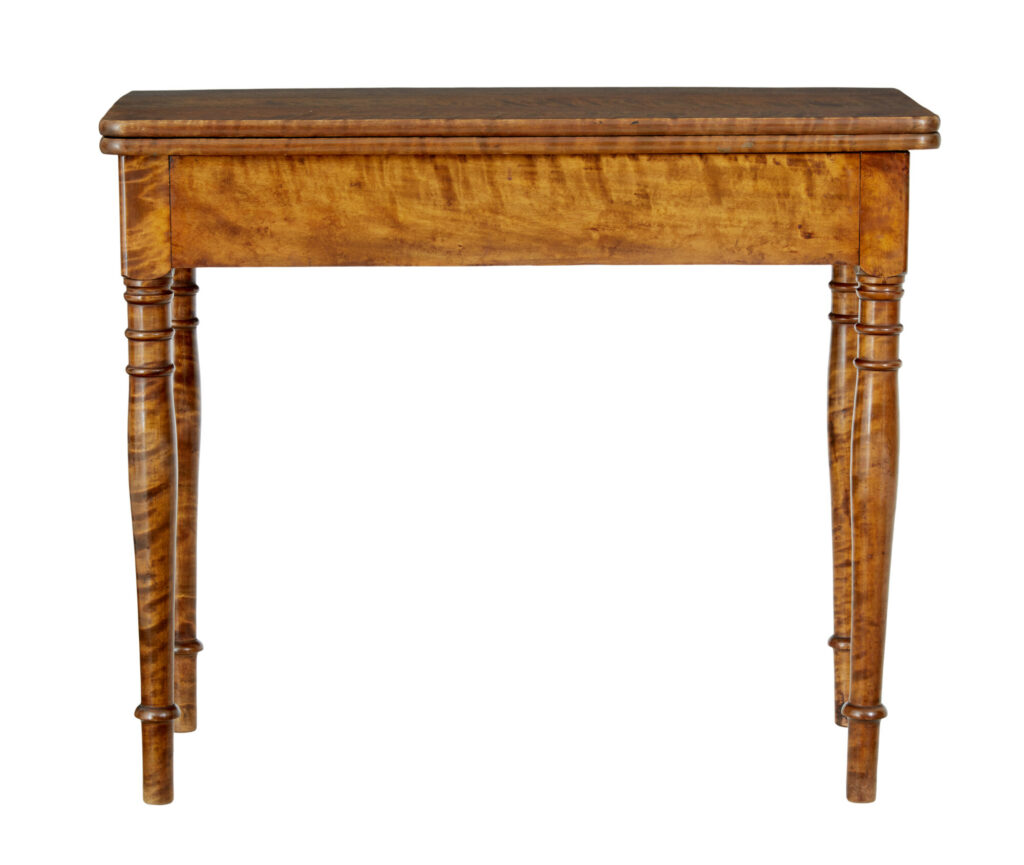 19th Century Swedish Birch Tea Table — image 7