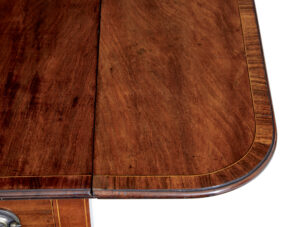 19th Century Mahogany Drop Leaf Pembroke Table — thumbnail 2