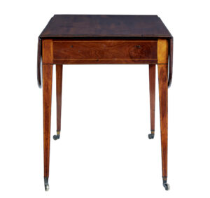 19th Century Mahogany Drop Leaf Pembroke Table — thumbnail 5