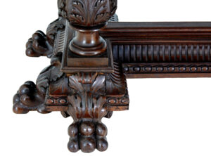 19th Century Italian Carved Walnut Center Table — thumbnail 5