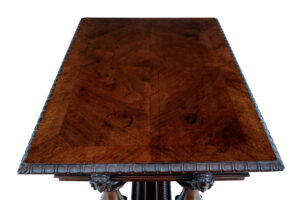 19th Century Italian Carved Walnut Center Table — thumbnail 4