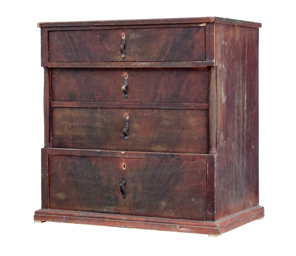 19th Century Hand Painted Chest of Drawers