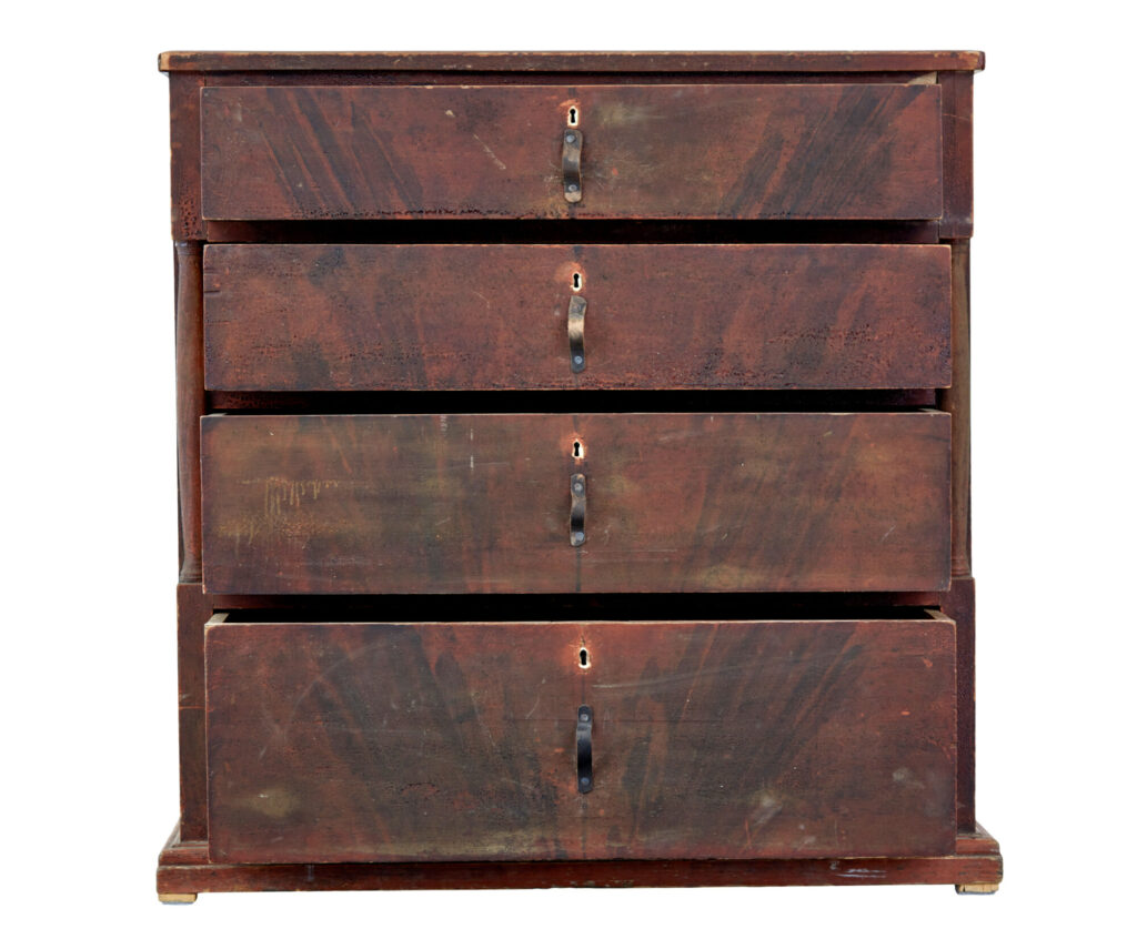 19th Century Hand Painted Chest of Drawers — image 5