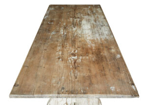19th Century Scandinavian Painted Pine Dining Table — thumbnail 2