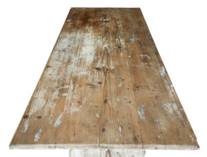 19th Century Scandinavian Painted Pine Dining Table — thumbnail 4