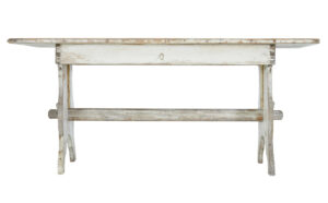 19th Century Scandinavian Painted Pine Dining Table — thumbnail 6