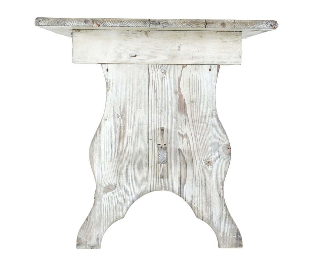 19th Century Scandinavian Painted Pine Dining Table — image 7