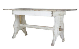 19th Century Scandinavian Painted Pine Dining Table — thumbnail 10
