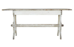 19th Century Scandinavian Painted Pine Dining Table — thumbnail 9