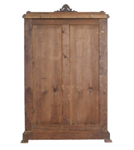 19th Century Italian Carved Palisander Escritoire — thumbnail 3