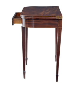 Early 19th Century Georgian Mahogany Tea Games Table — thumbnail 7