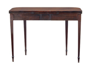 Early 19th Century Georgian Mahogany Tea Games Table — thumbnail 6