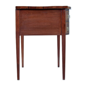 19th Century Walnut and Mahogany Bowfront Sideboard — thumbnail 5