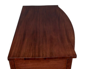 19th Century Walnut and Mahogany Bowfront Sideboard — thumbnail 4