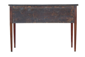 19th Century Walnut and Mahogany Bowfront Sideboard — thumbnail 6