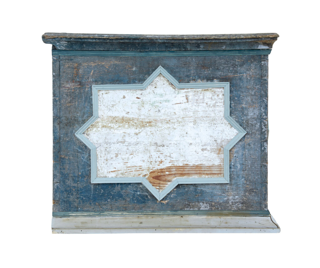 Mid 19th Century Painted Pine Blanket Chest — image 5