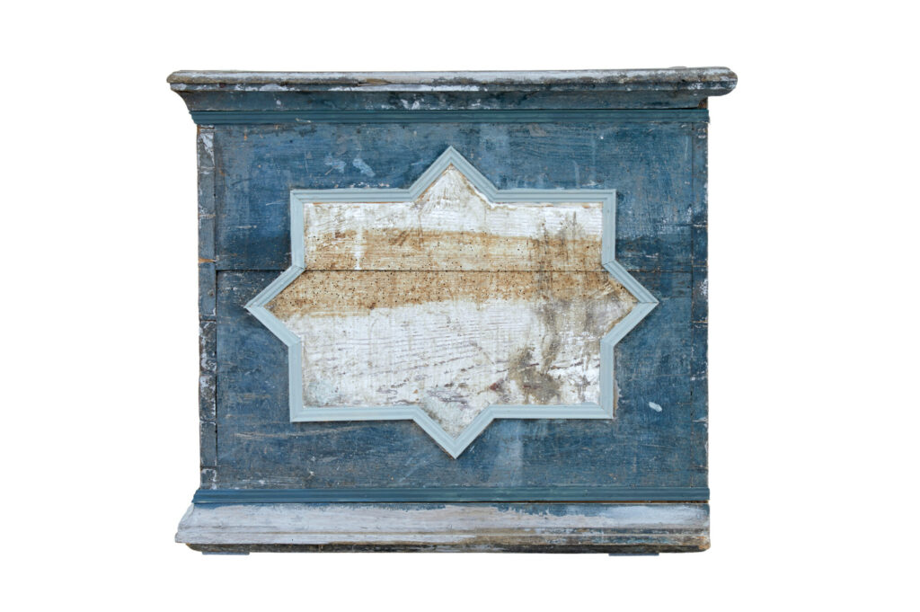 Mid 19th Century Painted Pine Blanket Chest — image 7
