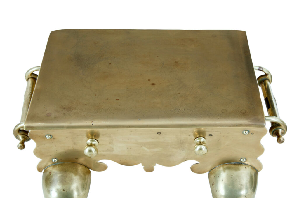 Victorian 19th Century Brass Trivet Footman — image 2