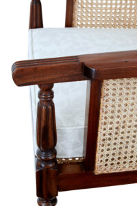 Pair of Bergere Cane Work Lounge Chairs — thumbnail 6