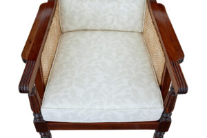 Pair of Bergere Cane Work Lounge Chairs — thumbnail 9
