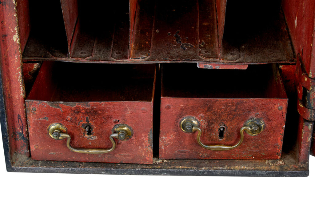Early 19th Century Cast Iron Safe in Original Paint — image 7