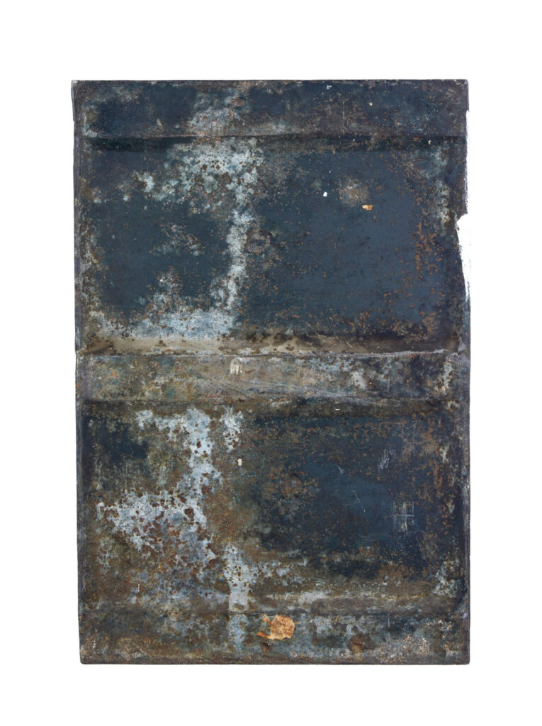 Early 19th Century Cast Iron Safe in Original Paint — image 3