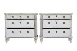 Pair of 19th Century Painted Chest of Drawers — thumbnail 10